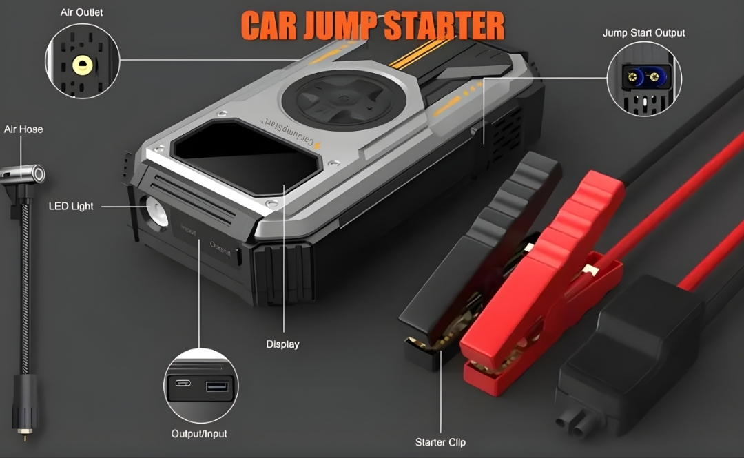 CarJumpStart Pro kit extra features